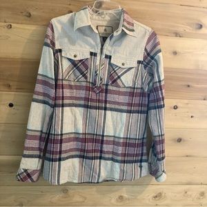 Legendary Whitetails 3/4 zip flannel pullover.